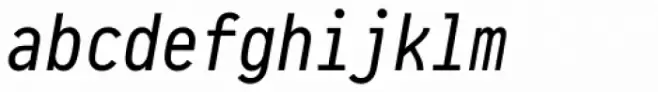 Pragmata Pro Mono Italic