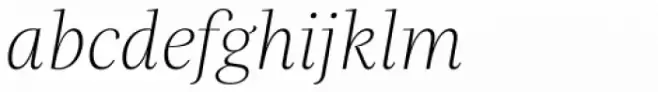 Praho Pro Extra Light Italic