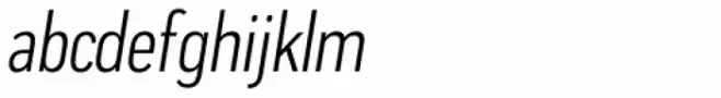 Praktika Condensed Italic