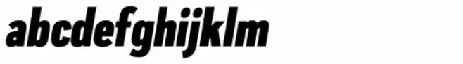 Praktika Extra Bold Condensed Italic
