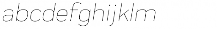 Praktika Round ExtraLight Italic