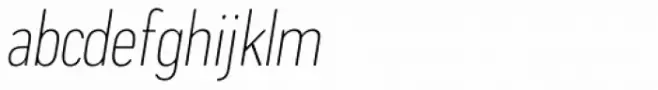 Praktika Round Light Condensed Italic