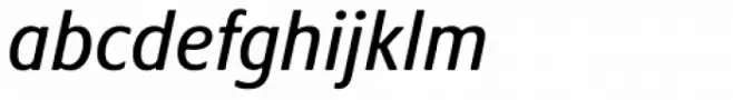 Praxis Next Cn Medium Italic