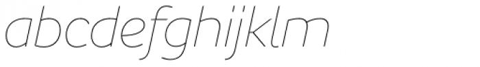 Precious Sans Two Thin Italic