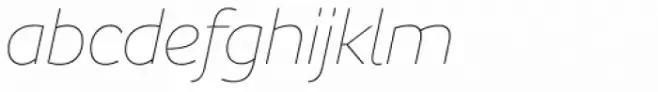 Precious Sans Two Thin Italic