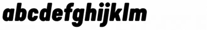 Predige Rounded Black Italic