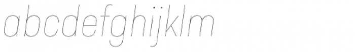 Predige Rounded Hairline Italic