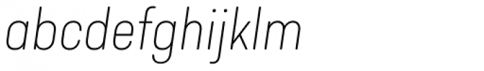 Predige Rounded Thin Italic