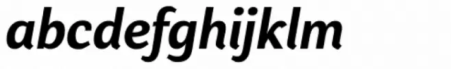 Presence Bold Italic