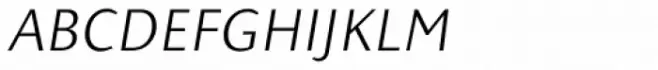 Presence Expert Light Italic