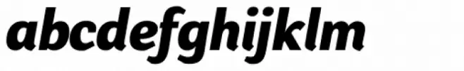 Presence ExtraBold Italic