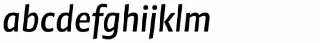 Preto Sans OT Std Medium Italic