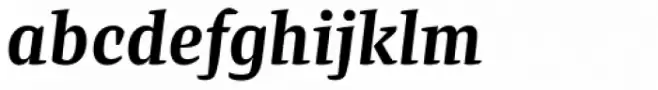 Preto Serif OT Std Bold Italic