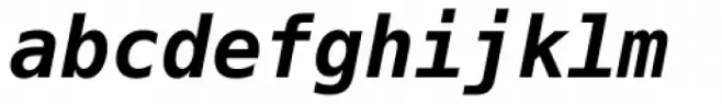 Prima Sans Mono Bold Oblique