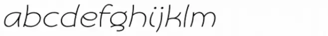 Primate UltraLight Italic