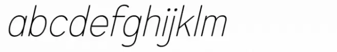 Pro Sotan Thin Italic