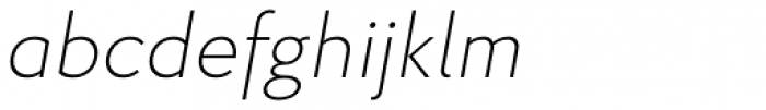 Proba Pro Extra Light Italic