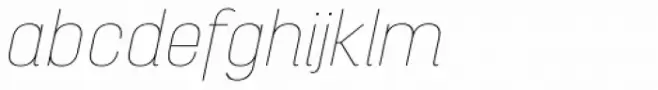 Project Soft Thin Italic