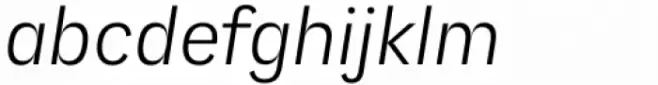 Promea Light Italic