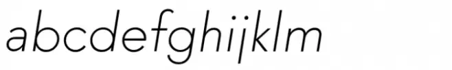 Prossimo Extra Light Italic