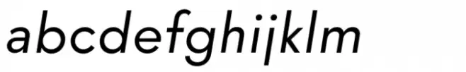 Prossimo Text Regular Italic