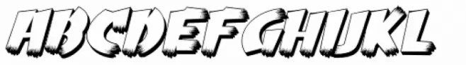 Psychobilly Outline Italic