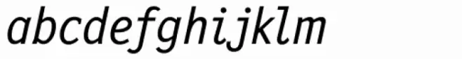 PT New Letter Gothic Italic