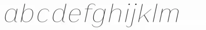 Puipui Thin Italic