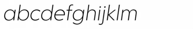 Punkto Extra Light Italic