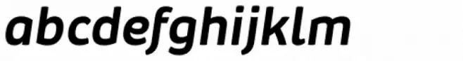 Pusia Demi Bold Italic
