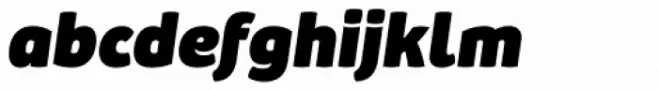 Pusia Extra Bold Italic