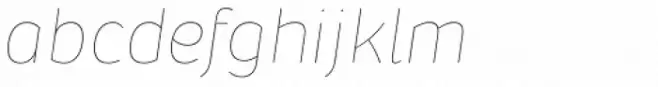 Pusia Hairline Italic