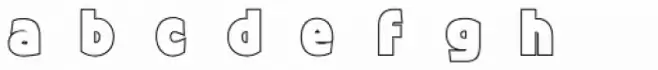 Puzzle Face Glyph Outline