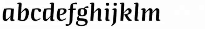 Quador Display Semi Bold Italic