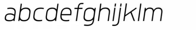 Quan Geometric ExtraLight Italic
