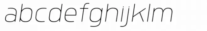 Quan Pro R Thin Italic