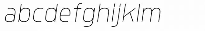 Quan Pro Slim Thin Italic