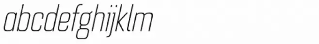 Quarca Condensed Light Italic