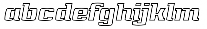 Quartell Round Outline Italic