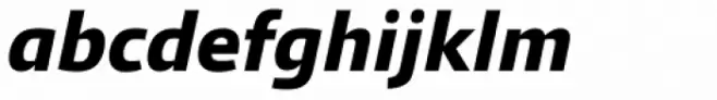 Qubo ExtraBold Italic