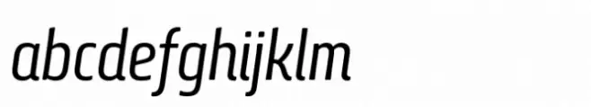 Quebra Condensed Book Italic