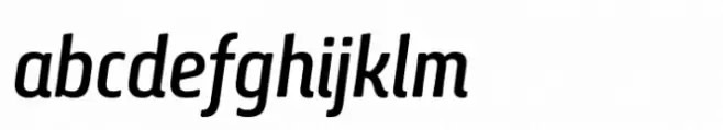 Quebra Condensed Medium Italic