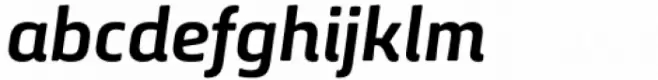 Quebra Demi Bold Italic