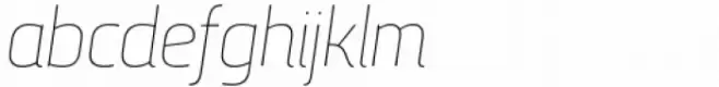 Quebra Extra Light Italic