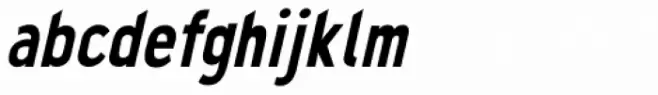 Quenbach Bold Condensed Italic