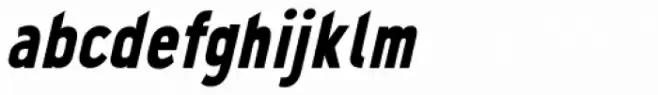Quenbach Extra Bold Condensed Italic