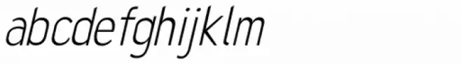 Quenbach Light Condensed Italic