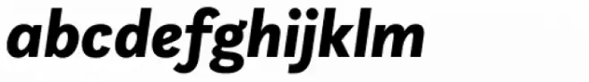 Questa Sans Black Italic