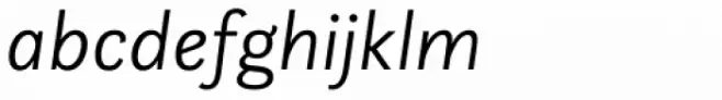 Questa Sans Light Italic