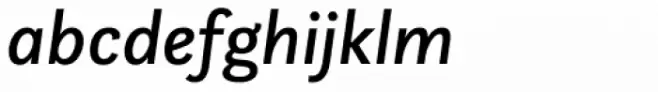 Questa Sans Medium Italic